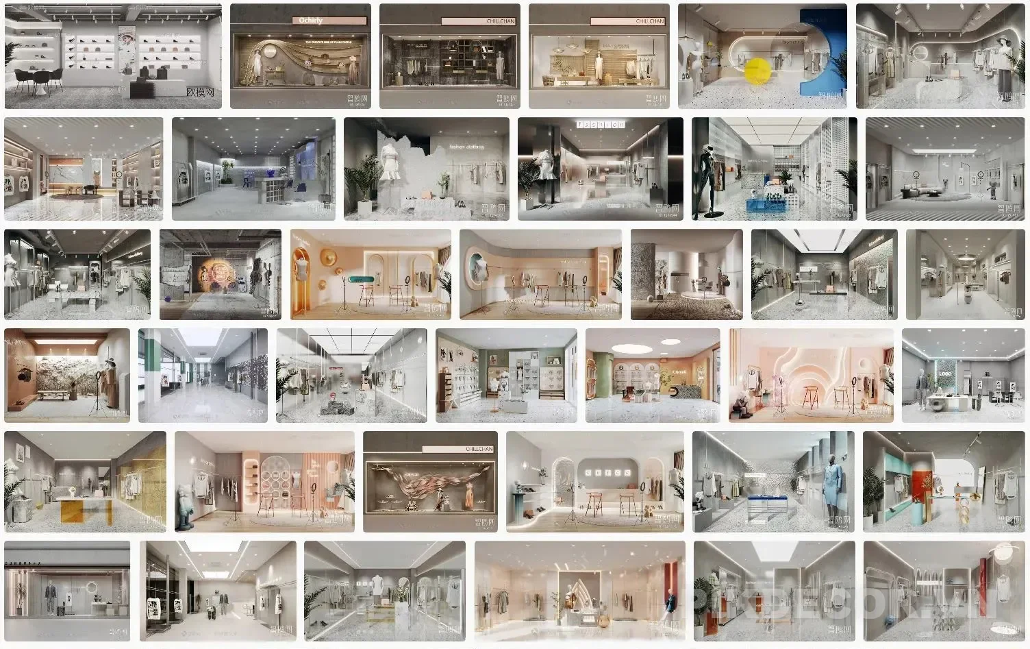 50+ Model Shop Thời Trang Mới Nhất File Sketchup Spk