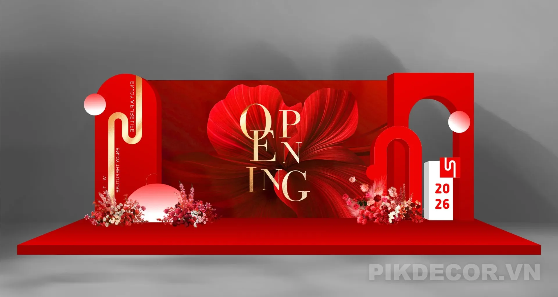 Backdrop Sự Kiện Tết, Đám Cưới,.... Siêu Đẹp File Vector Chuẩn In Ấn Decor