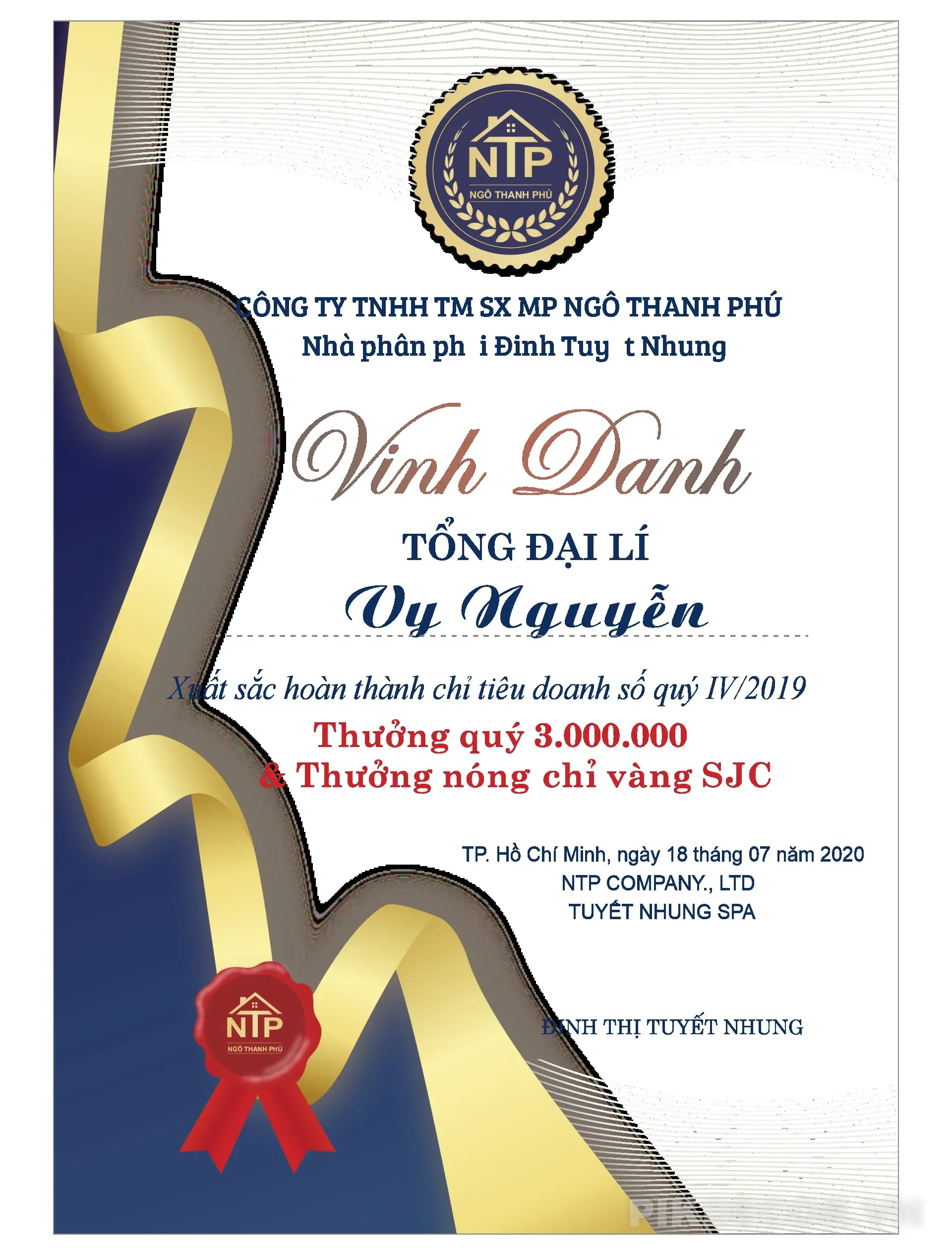 Mẫu Bằng Khen Vinh Danh Chuẩn In Ấn