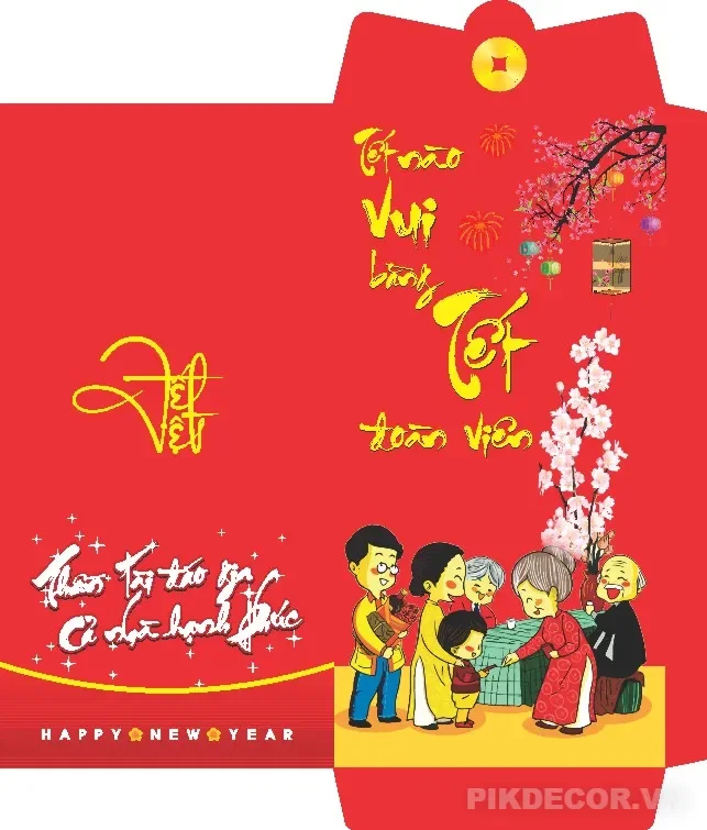 Mẫu Bao Lì Xì Mới Hot Nhất Năm Nay