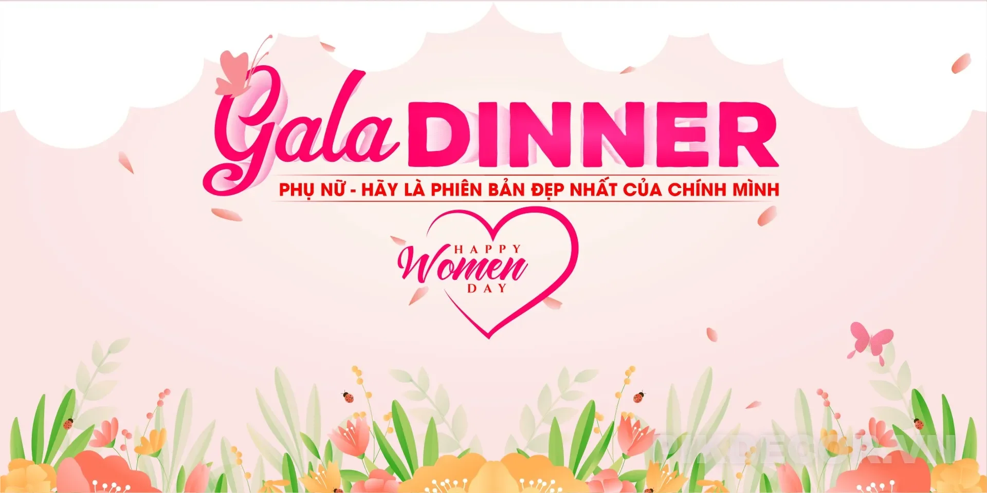 Mẫu Phông Nền 8/3 Nghệ Thuật – Backdrop Cô Gái Bên Khung Cửa Sổ Thơ Mộng (File Psd/Ai) 05