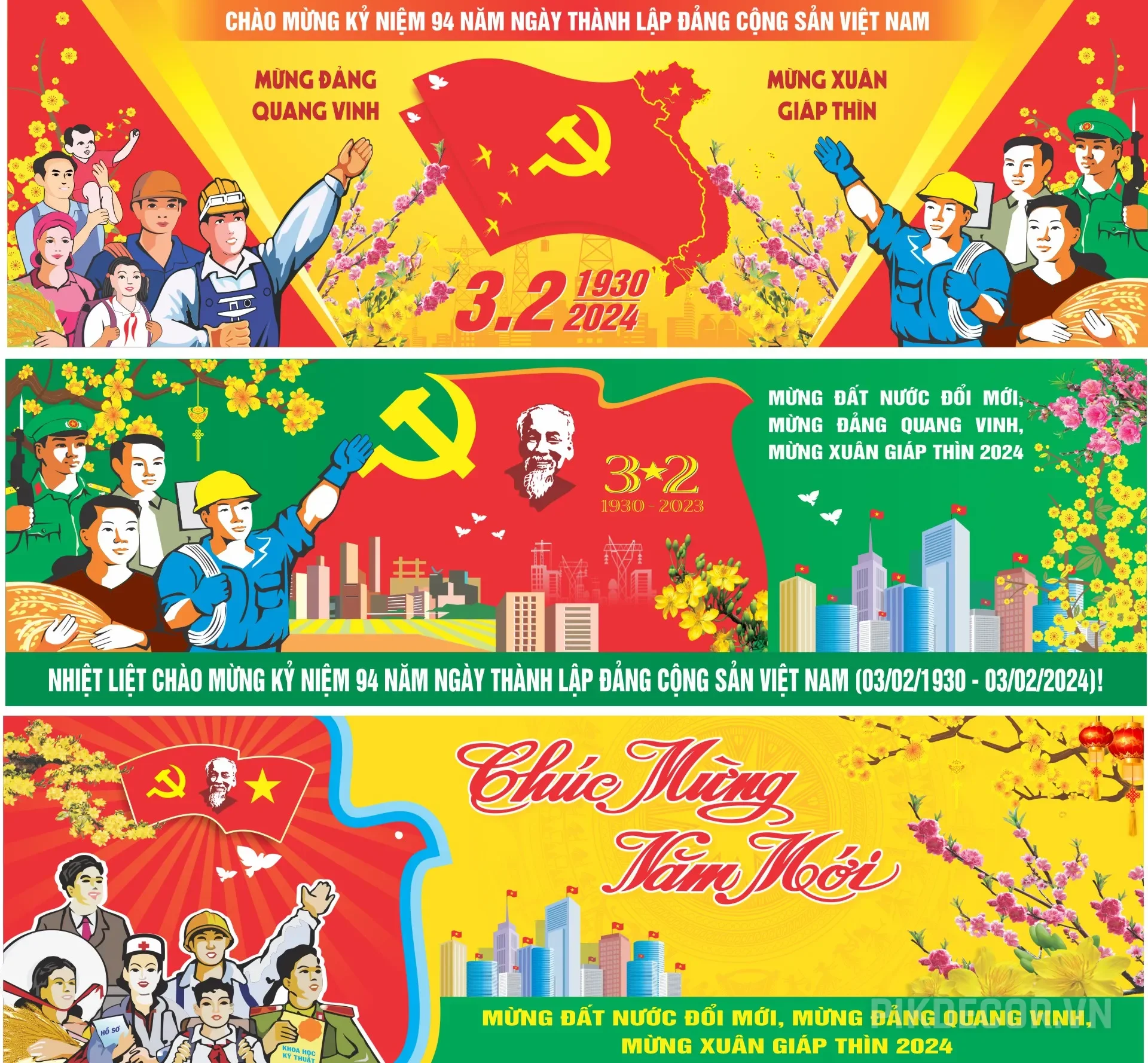 Pano Ngày Thành Lập Đảng 3-2
