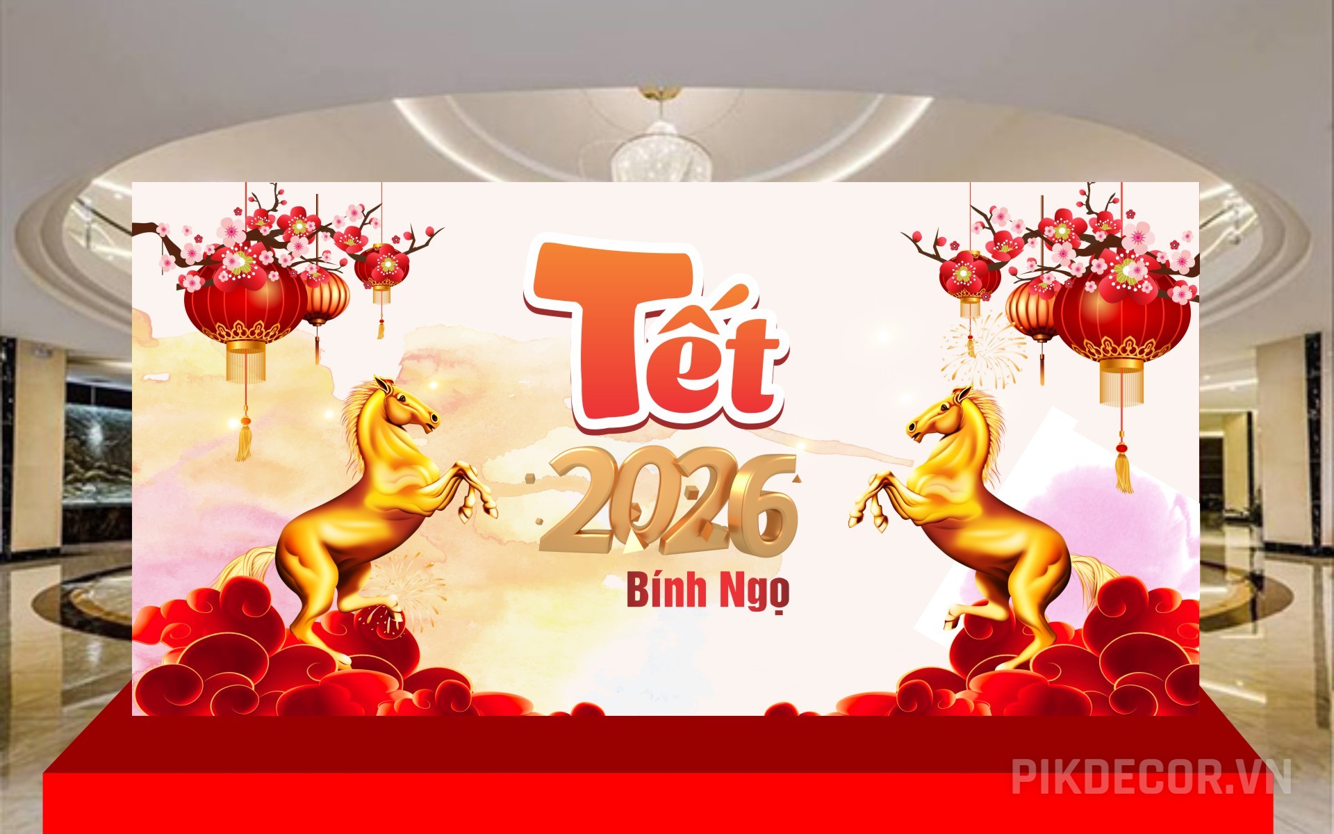 Phông Bạt Backdrop Tết 2026 50