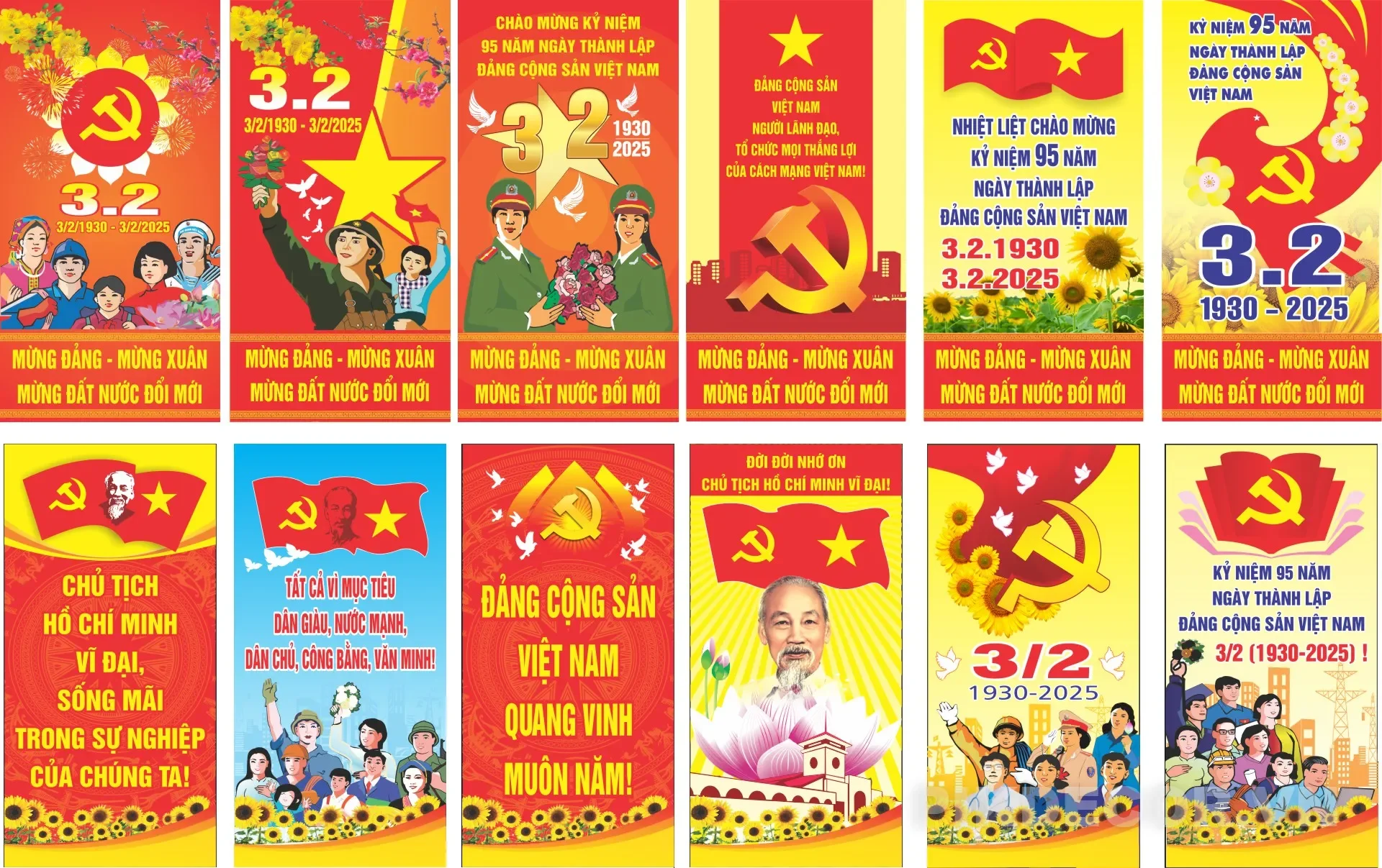 Poster  Đảng Cộng Sản Việt Nam 3-2