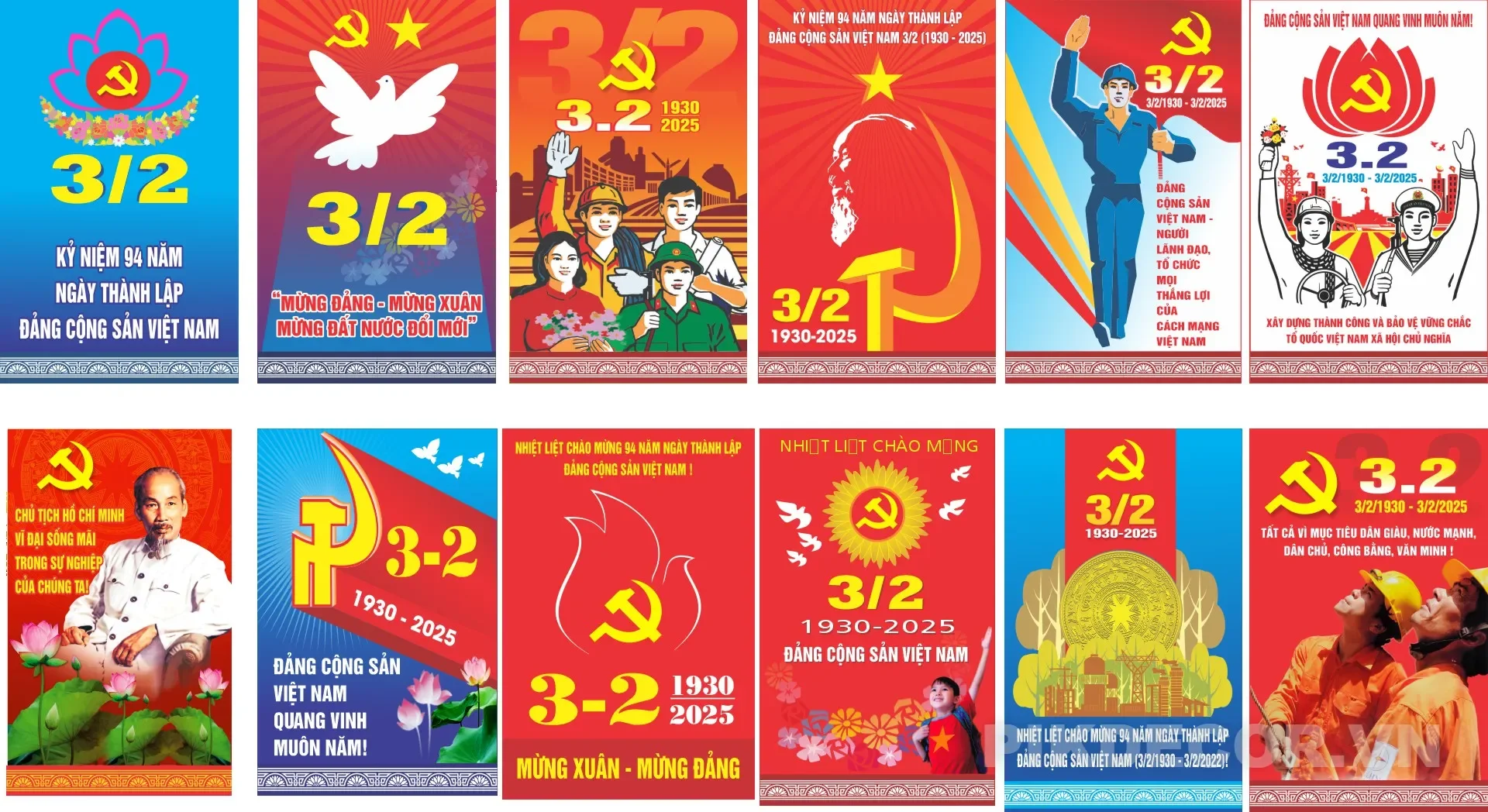 Poster Thành Lập Đảng 3-2 95