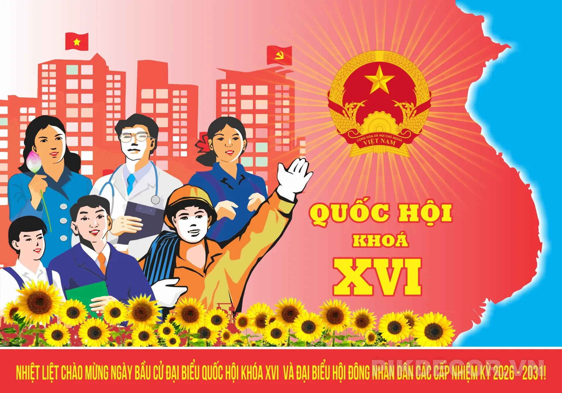 Tổng Hợp File Thiết Kế Pano Tuyên Truyền Bầu Cử 2026 Đẹp Nhất